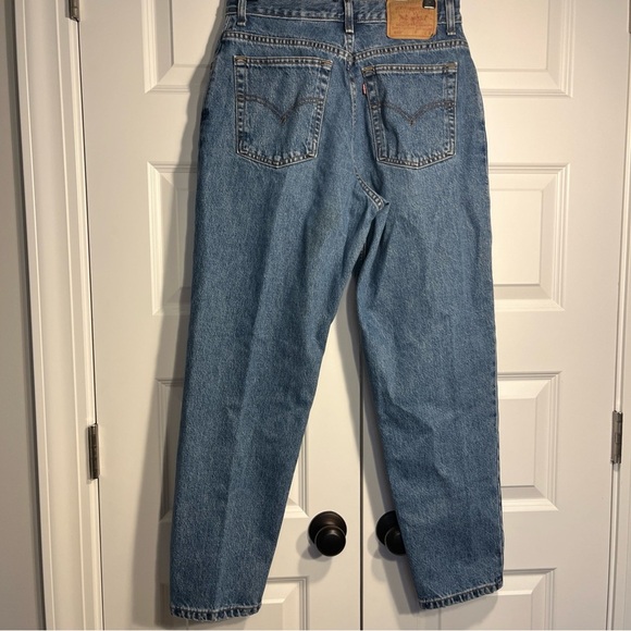 VTG Levis 550 Jeans Womens 12 S Blue  Relaxed Tapered Mom  80s Denim - Picture 10 of 12